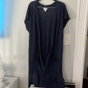 Navy blue cardigan